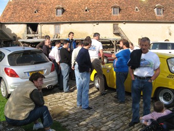 L'équipe du trophee sur le depart